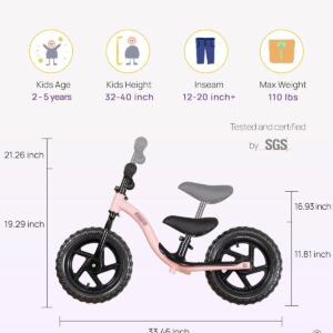 Pink Balance Bike - Image 2
